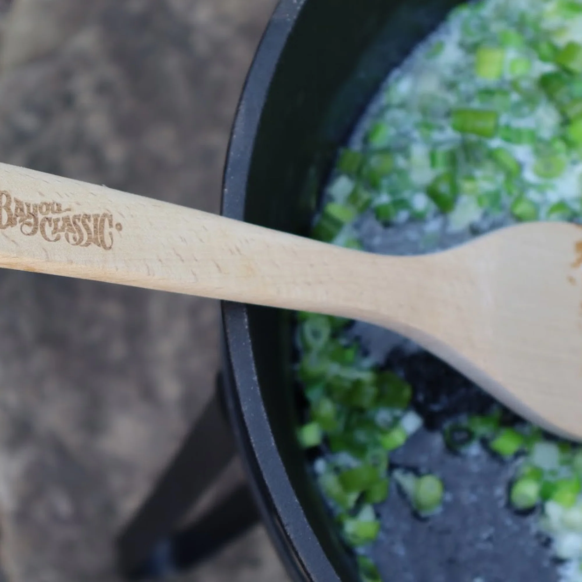 Beech Wood Roux Spoon - Image 4
