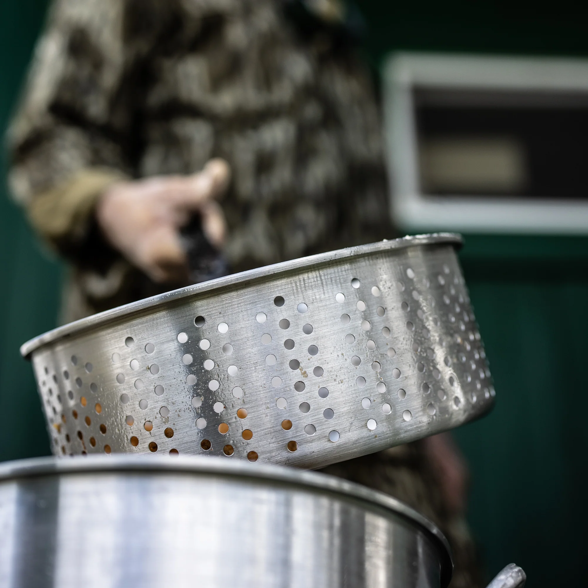 14-qt Aluminum Fry Pot with Lid - Image 3