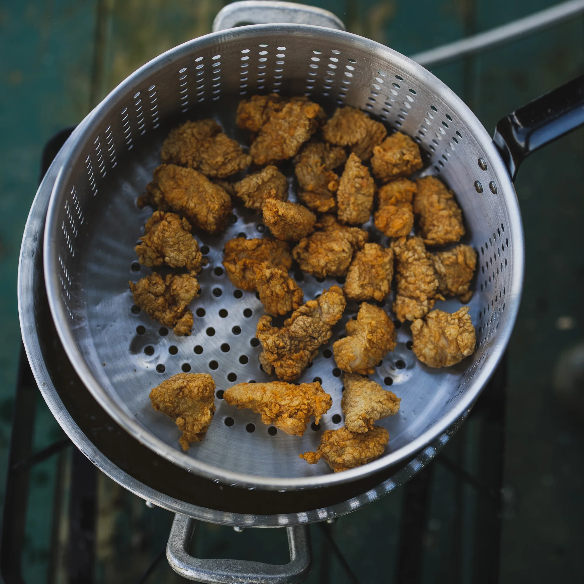 14-qt Aluminum Fry Pot with Lid - Image 4