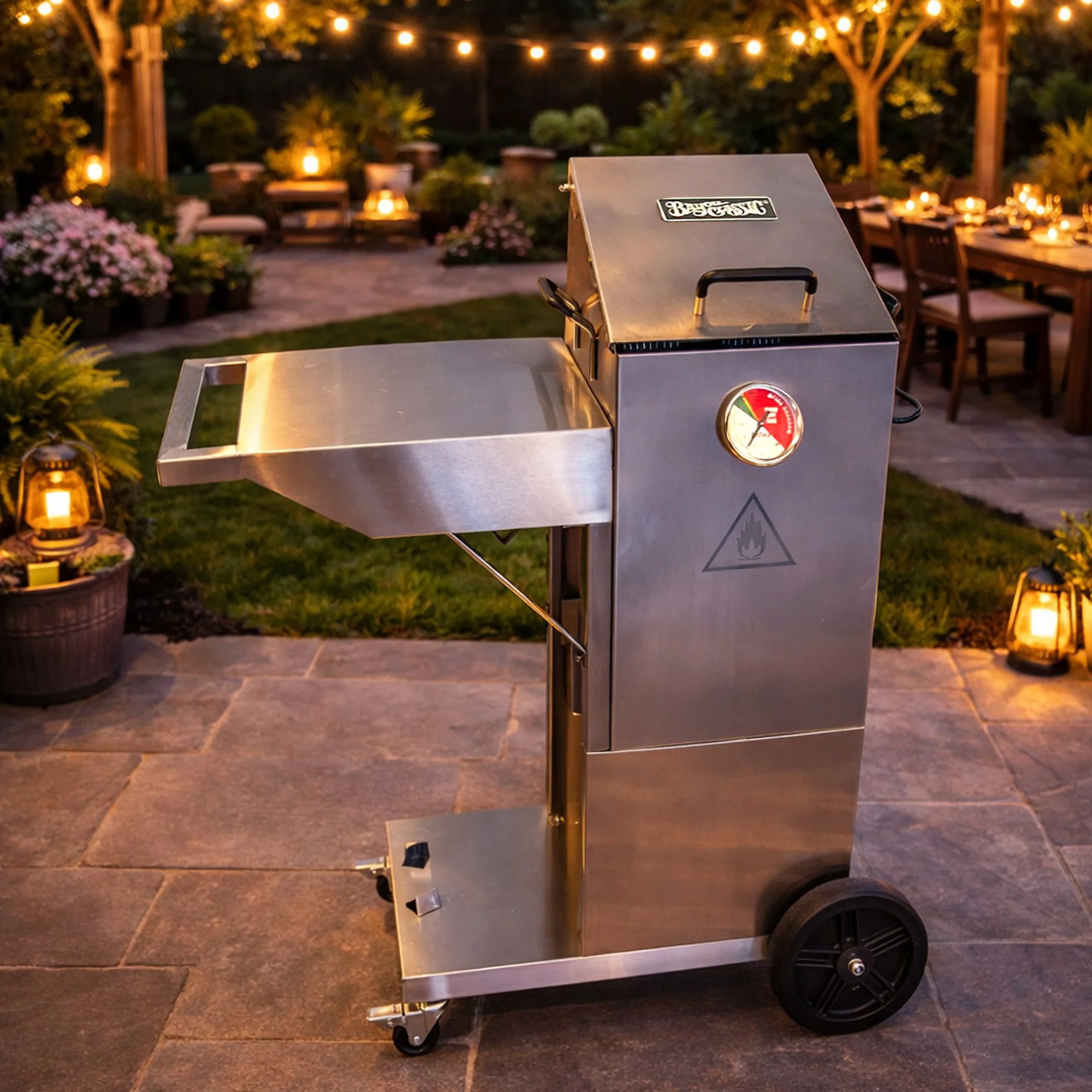 4-gal Stainless Bayou® Fryer with Cart - Image 3