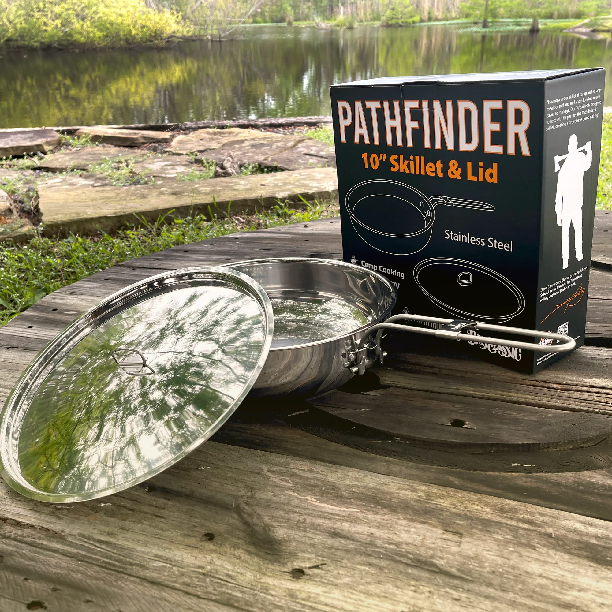 Stainless Camp Skillet and Lid - Image 5